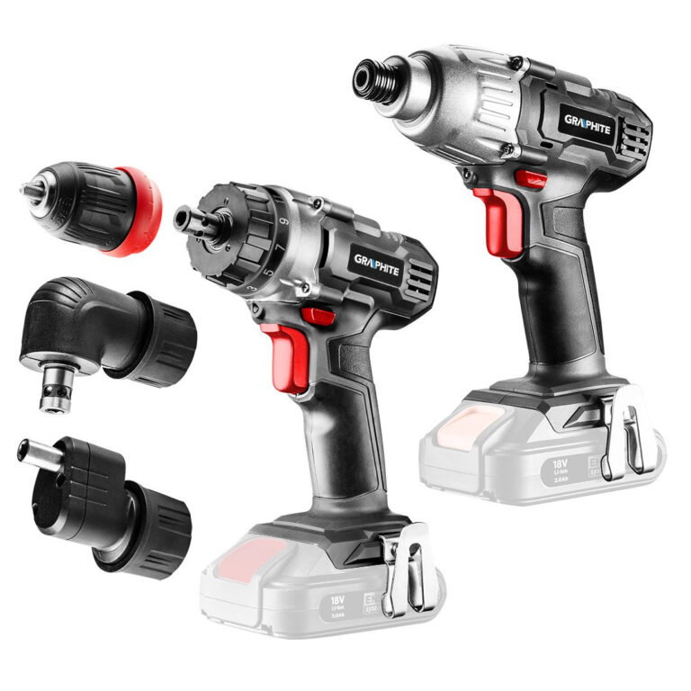 Zestaw E GRAPHITE wiertarko wkrętarka i zakrętarka